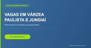 Vagas de emprego em Várzea Paulista e Jundiaí — Millennium Cobranças